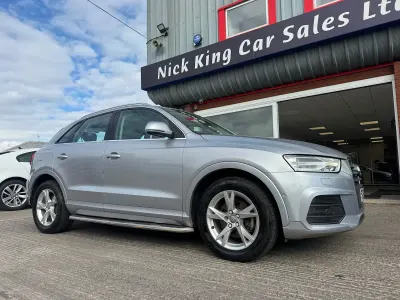 Used Audi Q3 S-line plus 150 HP (110 kW) 2016 Ice silver SUV
