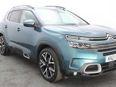 Blue Used 2021 Citroën C5 PureTech Hatchback | £14,499 (Fair price)