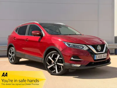 Used Nissan Qashqai Tekna 115 HP (84 kW) 2018 Red SUV