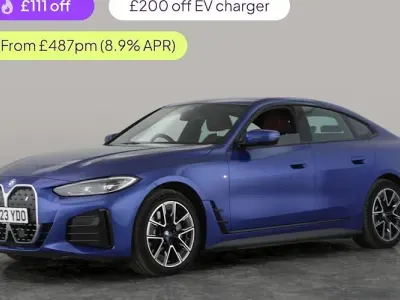 Used BMW i4 M Sport 250 kW (340 HP) 2023 Blue Sedan