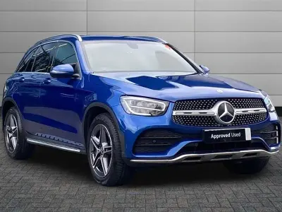Begagnad Mercedes GLC300 AMG line 258 HK (189 kW) 2022 Blå Kombi