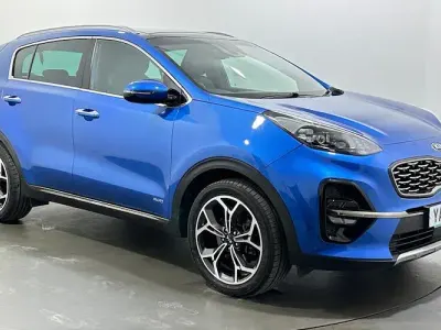Used Kia Sportage GT-Line S 177 HP (130 kW) 2021 Blue SUV