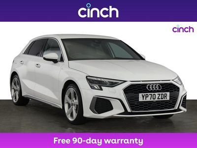 White Used 2020 Audi A3 S-Line Hatchback | £18,199 (Fair price)