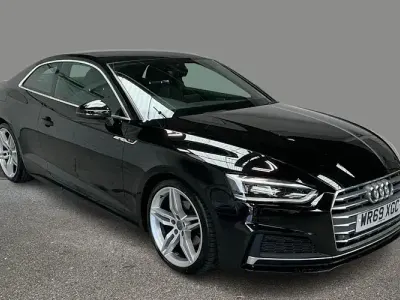 Used Audi A5 S-Line 150 HP (110 kW) 2020 Black Coupe