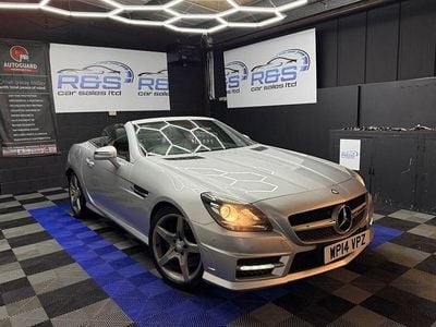Silver Used 2014 Mercedes SLK250 AMG Cabriolet | £6,750 (Fair price)