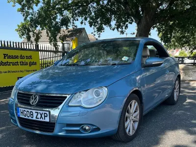 Used VW Eos 2008 Blue Cabriolet