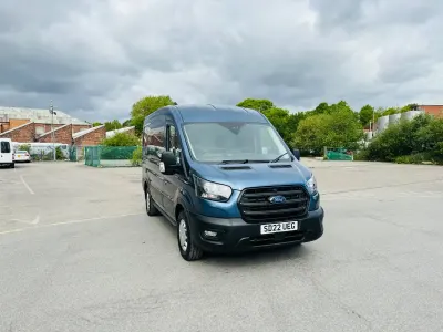 Used Ford Transit Trend 170 HP (125 kW) 2022 Blue Van