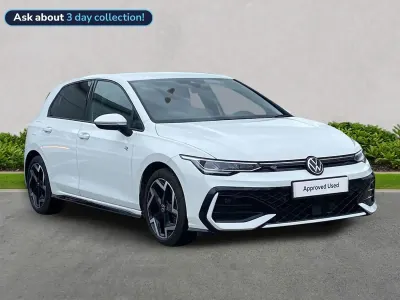 Second-hand VW Golf VIII R-line 150 CP (110 kW) 2025 Alb Hatchback