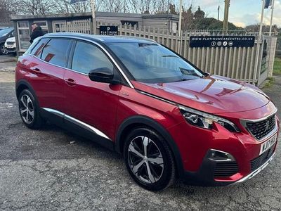 Red Used 2017 Peugeot 3008 GT-line Hatchback | £9,495 (A bit pricey)