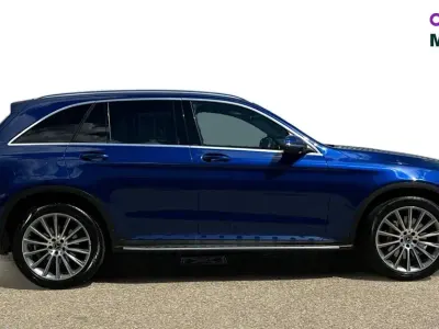 Used Mercedes GLC300 AMG Line Premium 245 HP (180 kW) 2020 Brilliant blue metallic SUV