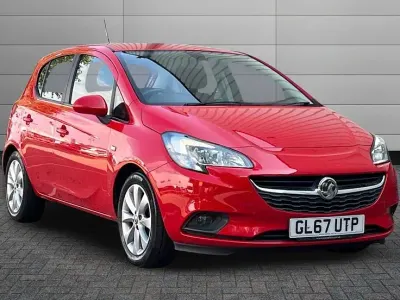 Used Vauxhall Corsa 89 HP (65 kW) 2017 Lava red Hatchback