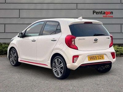 Used Kia Picanto GT-Line S 99 HP (72 kW) 2019 White Hatchback