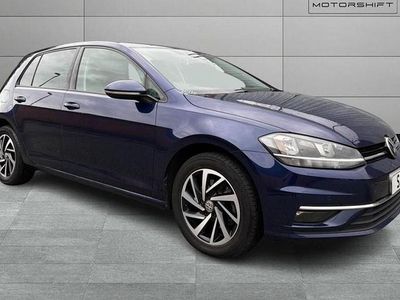 Used VW Golf VII Match 115 HP (84 kW) 2019 Blue Hatchback