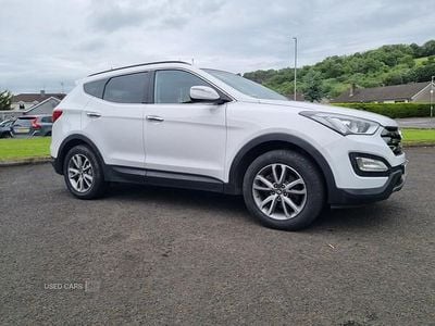 Used Hyundai Santa Fe Premium 194 HP (142 kW) 2013 White SUV