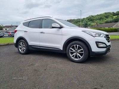 White Used 2013 Hyundai Santa Fe Premium SUV | £6,450 (Expensive)