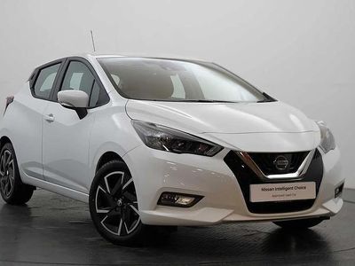 Used Nissan Micra Acenta 91 HP (66 kW) 2021 White Hatchback