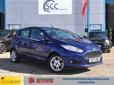 Used Ford Fiesta Zetec 82 HP (60 kW) 2017 Blue Hatchback