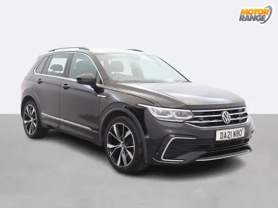 Used VW Tiguan R-line 150 HP (110 kW) 2021 Black SUV