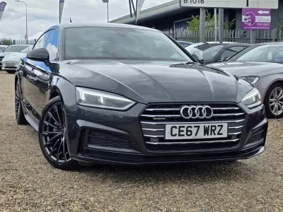 Usado Audi A5 Sportback S-Line 252 CV (185 kW) 2017 Gris Utilitario