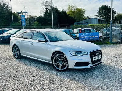Used Audi A6 S-Line 2014 Silver Sedan