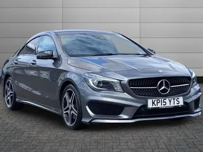 Used Mercedes CLA220 AMG 175 HP (128 kW) 2015 Grey Coupe