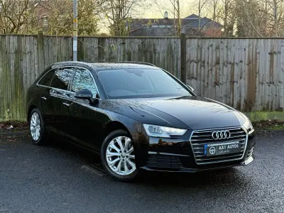 Usado Audi A4 Design 150 CV (110 kW) 2017 Negro Familiar