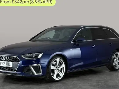 Used Audi A4 S-Line 265 HP (194 kW) 2022 Blue Estate