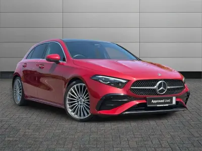Used Mercedes A200 AMG Line Premium Plus 161 HP (118 kW) 2024 Red Hatchback