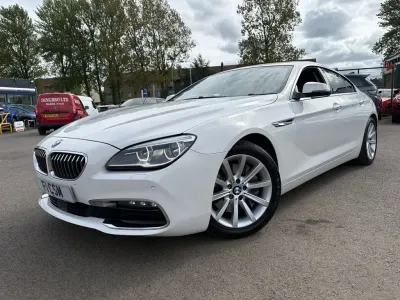 Begagnad BMW 640 Comfort Edition 313 HK (230 kW) 2016 Vit Sportkupé