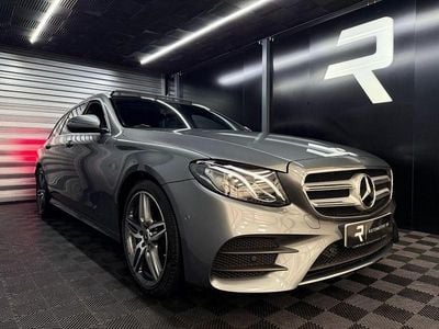 Begagnad Mercedes E220 AMG Line Premium 181 HK (133 kW) 2018 Grå Kombi
