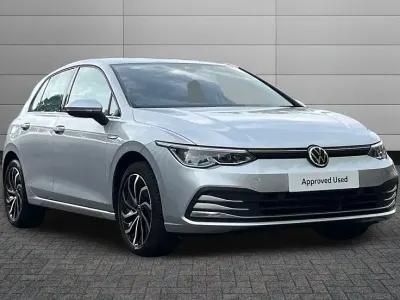 Used VW Golf VIII Style 130 HP (95 kW) 2020 Silver Hatchback