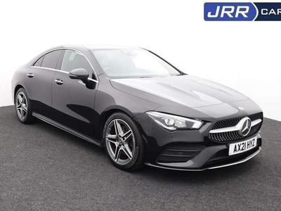 Used Mercedes CLA200 AMG Line Premium 163 HP (119 kW) 2021 Black Coupe