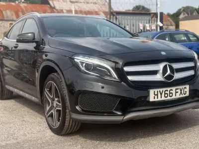 Used Mercedes GLA200 AMG line 156 HP (114 kW) 2016 Black SUV