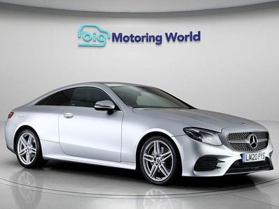 Used Mercedes E220 AMG line 194 HP (142 kW) 2020 Silver Coupe
