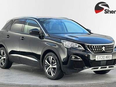 Black Used 2020 Peugeot 3008 Allure Hatchback | £11,249 (Fair price)