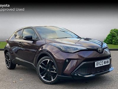 Deep amethyst bitone Used 2023 Toyota C-HR Sport SUV | £22,027 (Fair price)