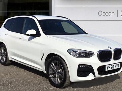 Begagnad BMW X3 M Sport 190 HK (139 kW) 2020 Vit SUV