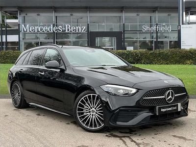 Käytetty Mercedes C220 AMG Line Premium Plus 196 HP (144 kW) 2025 Musta Farmari