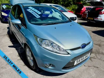 Used Ford Fiesta Zetec 2008 Blue Hatchback