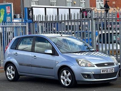 Used Ford Fiesta 74 HP (54 kW) 2006 Blue Hatchback