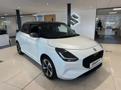 New Suzuki Swift 82 HP (60 kW) 2026 White Hatchback