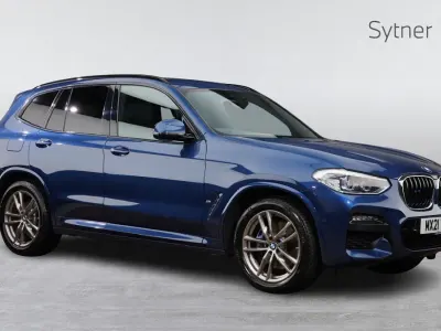Used BMW X3 M Sport 288 HP (211 kW) 2021 Blue SUV