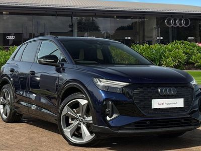 Used Audi Q4 e-tron Black Edition 150 kW (204 HP) 2025 Blue SUV