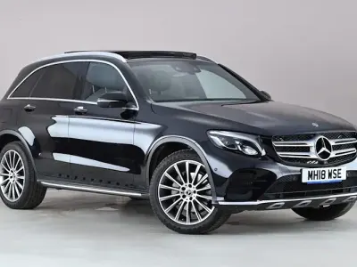 Used Mercedes GLC250 AMG Line Premium 204 HP (150 kW) 2018 Black Estate