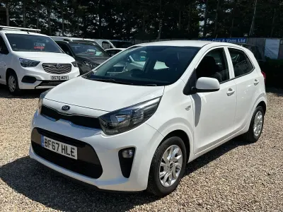 Used Kia Picanto 83 HP (61 kW) 2017 White Hatchback