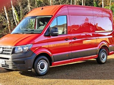 Red Used 2021 VW Crafter Trendline Van | £14,995 (Fair price)