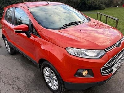 Used Ford Ecosport Zetec 125 HP (91 kW) 2015 Red SUV