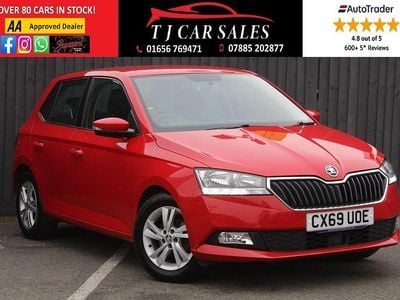 Used Skoda Fabia SE 75 HP (55 kW) 2019 Red Hatchback