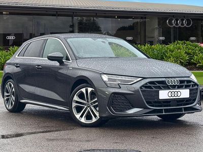 Grey New 2025 Audi A3 Sportback S-Line Hatchback | £31,490