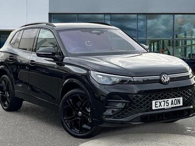 Black New 2025 VW Tiguan R-line SUV | £41,499